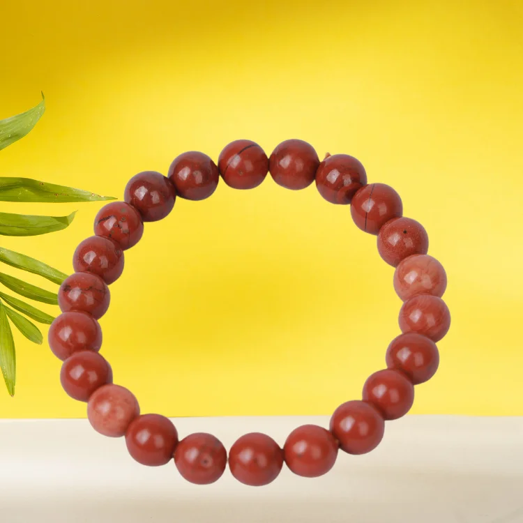 Natural Red Jasper  Bracelet